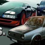 16Vampir VW Golf 2 AWD vs. Bugatti Veyron Super Sport vs. AMS Nissan GTR Alpha 12+