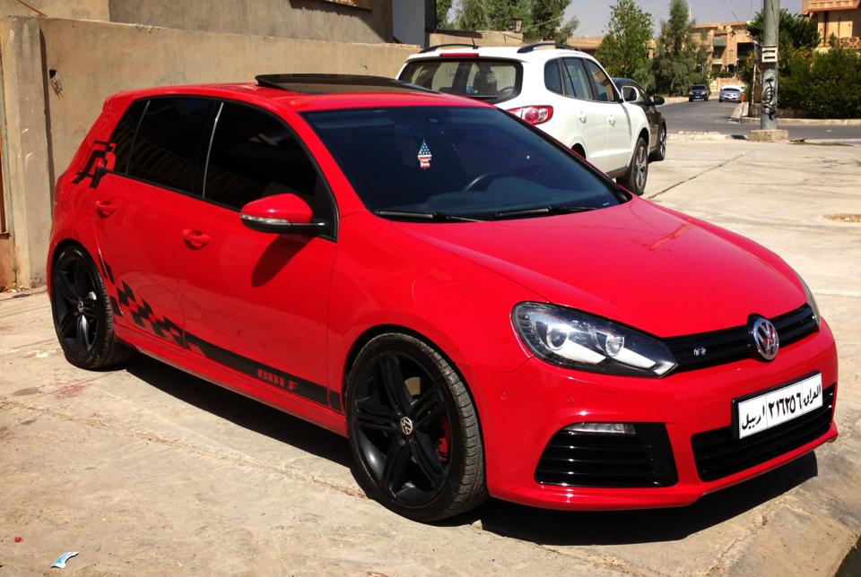 Volkswagen Golf 6 GTI красный