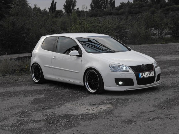 White Vw Golf Mk Basti Adolphs Vw Golf Tuning