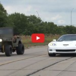 Video: Willys Jeep Vs. Corvette ZR1? Why the hell not!
