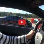 Video: Lamborghini Aventador battles Edo Competition Gallardo