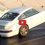 Video: Drag Porsche doing a massive wheelie